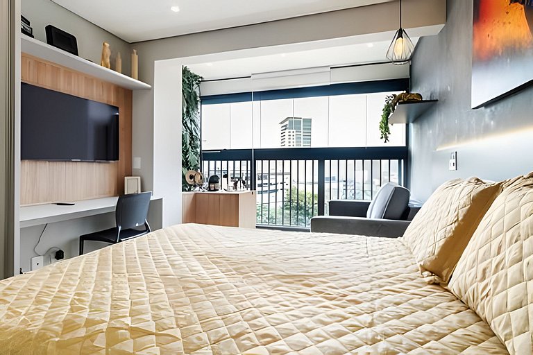 Studio 901 ao lado do Allianz Parque