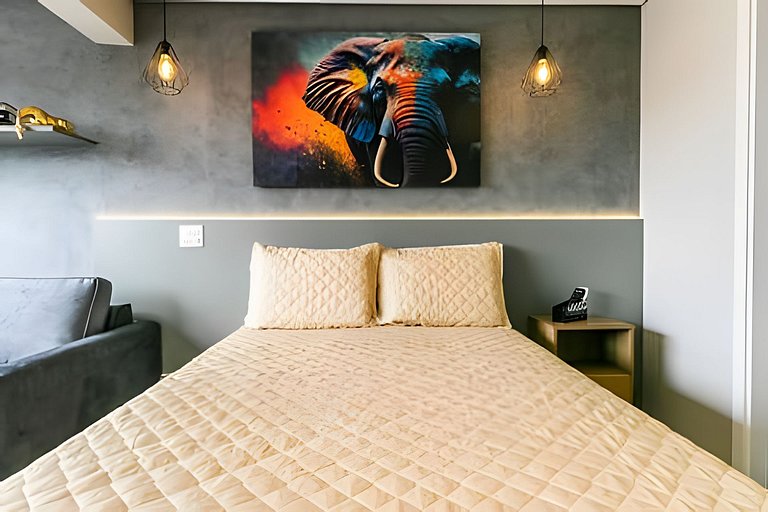 Studio 901 ao lado do Allianz Parque