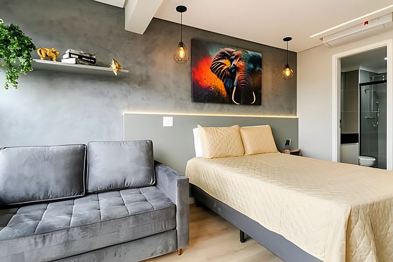 Studio 901 ao lado do Allianz Parque