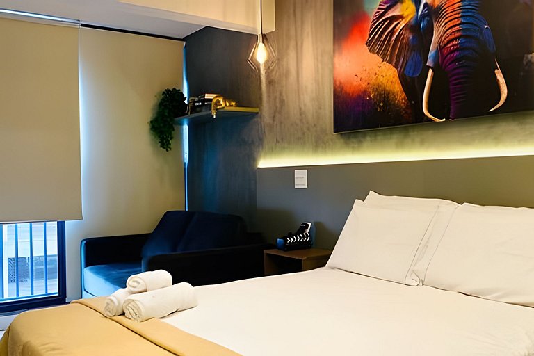 Studio 901 ao lado do Allianz Parque