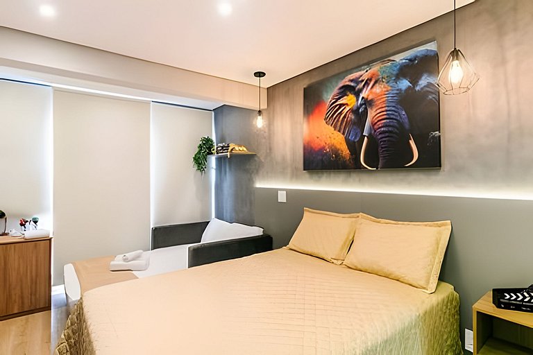 Studio 901 ao lado do Allianz Parque